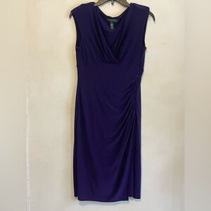 Ralph Lauren Deep Purple Midi Dress